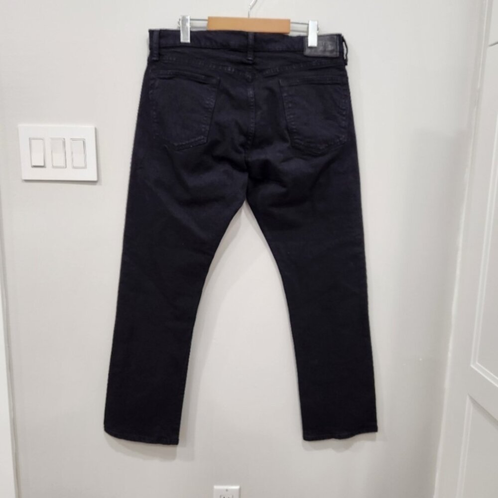 Polo Ralph Lauren Jeans Mens 33x30 Black Varick Slim Straight Stretch Denim - Picture 4 of 13